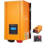 VEVOR Inwerter Mocy Czystej Fali Sinusoidalnej o Mocy Nominalnej 3000W Szczytowej 9000W, DC 12 V Pure Sine Wave Power Inverter z Ładowarką AC Wyświetlacz LCD Konwerter Solarny Niskiej Częstotliwości