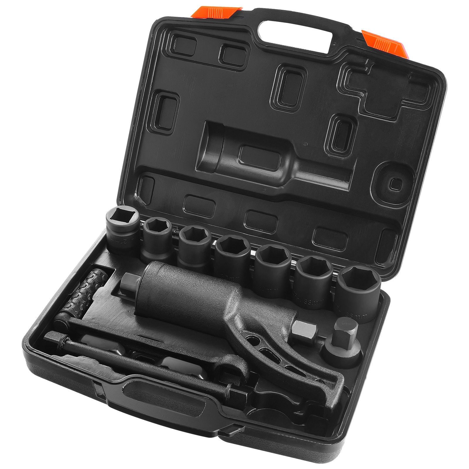 Wzmacniacz momentu obrotowego VEVOR 4800 Nm, wzmacniacz momentu obrotowego 1:58, wzmacniacz momentu obrotowego 25,4 x 25,4 mm, zestaw kluczy do kół wzmacniacza momentu obrotowego 21#, kwadrat 24/27/30/32/33/38 mm, wkrętarka elektryczna