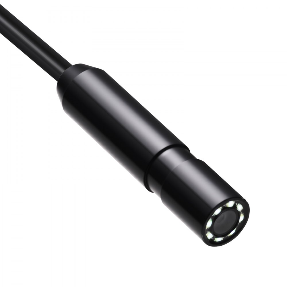 Kamera endoskopowa VEVOR ze światłem, endoskop HD 1920P dla systemów Android i iOS, kamera inspekcyjna z 8 diodami LED i kablem o długości 5 m, 2-krotny zoom, wodoodporna kamera kanalizacyjna IP67 do samochodu i instalacji wodno-kanalizacyjnych
