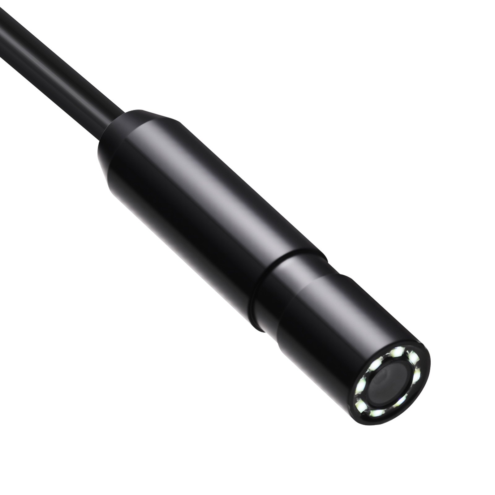 Kamera endoskopowa VEVOR ze światłem, endoskop HD 1920P dla systemów Android i iOS, kamera inspekcyjna z 8 diodami LED i kablem o długości 5 m, 2-krotny zoom, wodoodporna kamera kanalizacyjna IP67 do samochodu i instalacji wodno-kanalizacyjnych