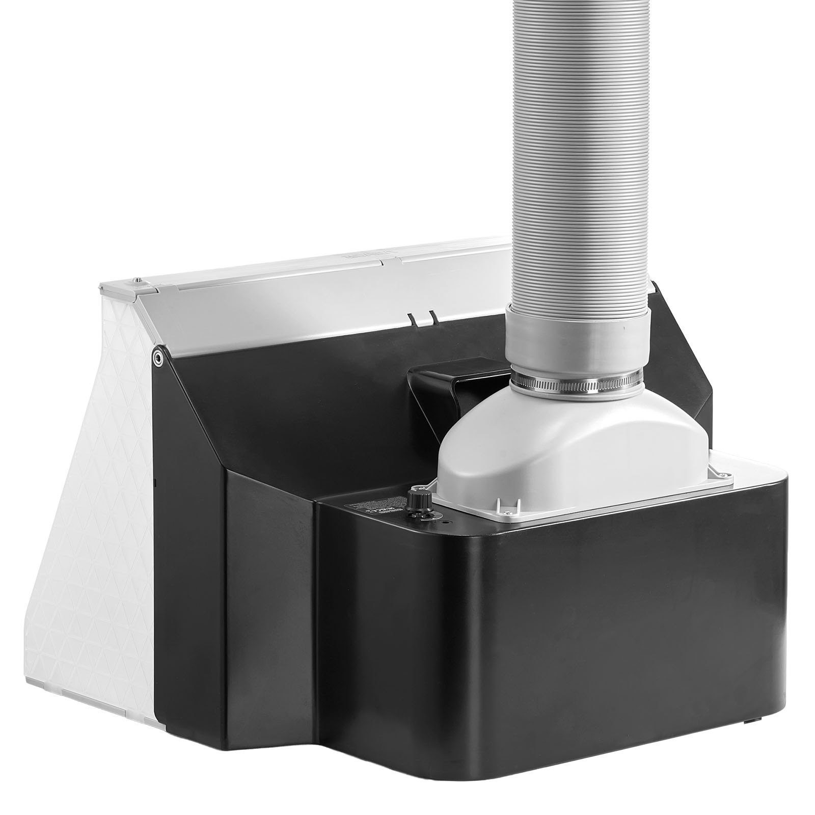 Kabina lakiernicza VEVOR z dwoma wentylatorami (545 x 475 x 370 mm), przenośna kabina lakiernicza z 3 diodami LED i wężem przedłużającym, do malowania modeli, dzieł sztuki