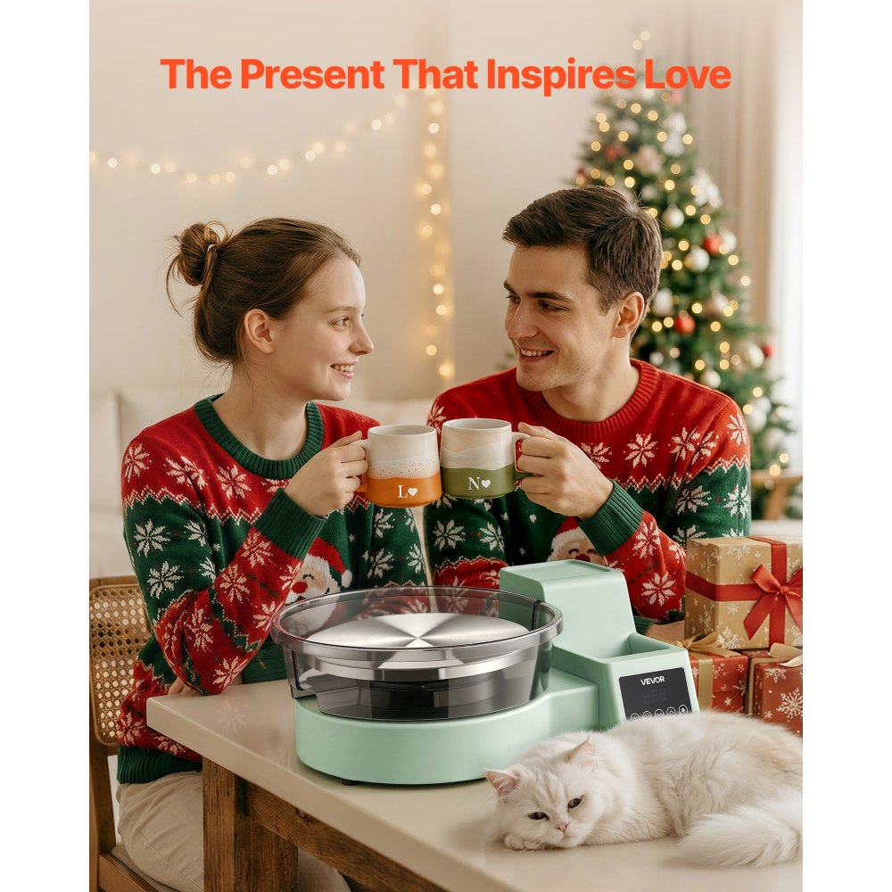 Koło garncarskie elektryczne VEVOR 450 W, talerz obrotowy 28 cm (aluminium), maszyna garncarska z pedałem nożnym i regulowaną prędkością 30-300 obr./min oraz obudową PP, do samodzielnego tworzenia glinianych modeli, kolor zielony