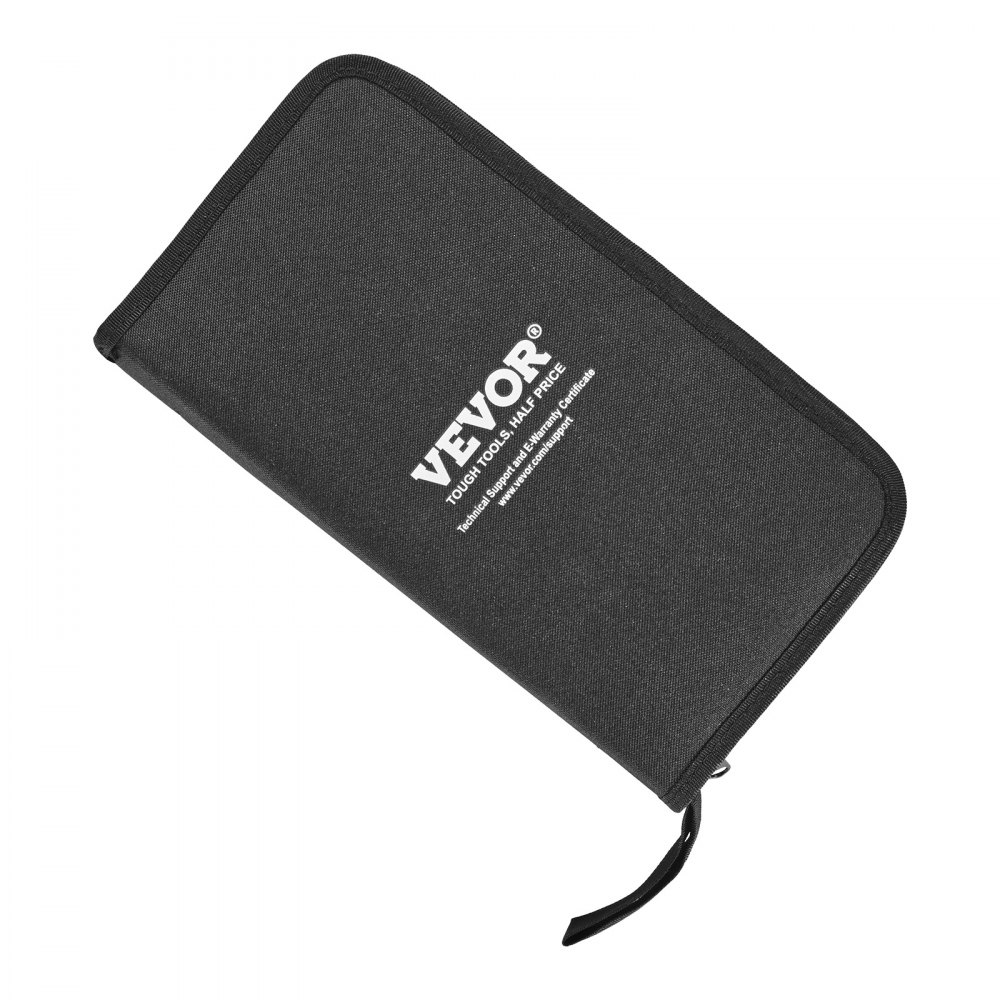 Zestaw narzędzi do obróbki skóry VEVOR, składający się z 38 elementów, z przenośną płócienną torbą do przechowywania, narzędziem graficznym, narzędziem do dziurkowania, narzędziem do szycia, narzędziami tnącymi, idealny dla początkujących i profesjonalistów.