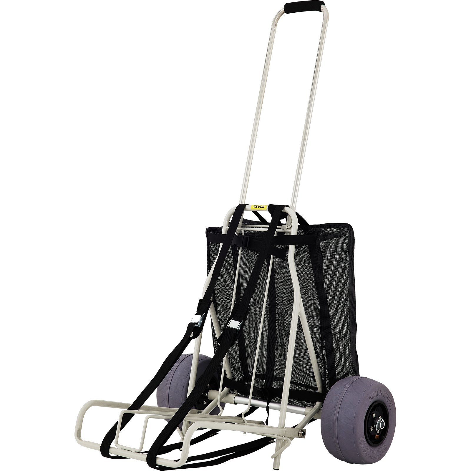 Wózek plażowy VEVOR, wózek plażowy na piasek, PCV, pokład 14" x 14,7" z kołami balonowymi 10