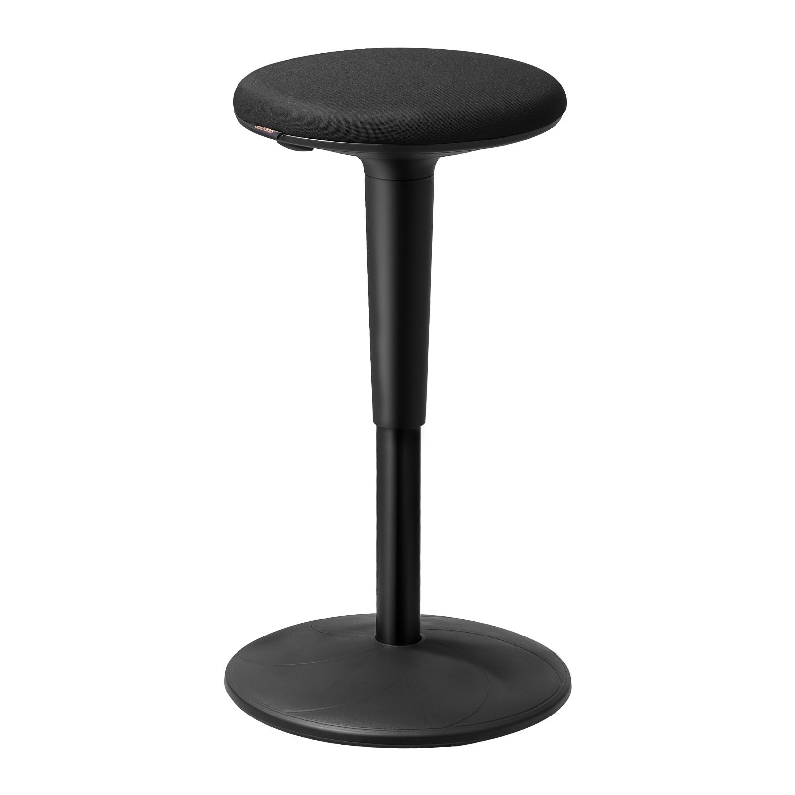 VEVOR Aktywny stołek Wobble Stool Stołek Wobble Chair, regulowana wysokość (55-72 cm), żelazny stołek biurowy, udźwig 120 kg, idealny do szkół, biur i domów, kąt nachylenia 8°, czarny