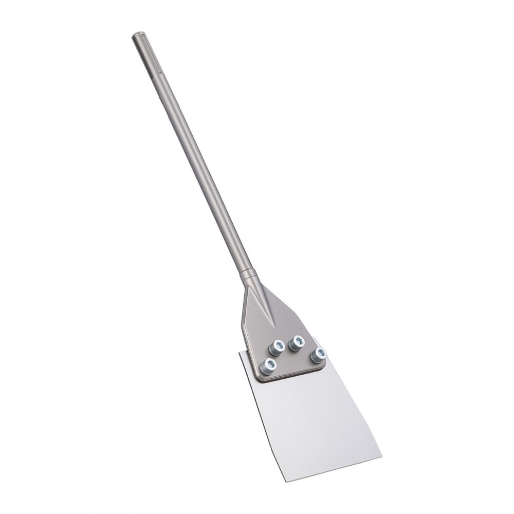 VEVOR Dłuto szpachelkowe 60x15 cm, dłuto płaskie z uchwytem SDS Max, kompatybilne z młotami udarowo-obrotowymi, ze stali stopowej 40Cr poddanej obróbce cieplnej, do usuwania podłóg laminowanych, płytek i zaprawy