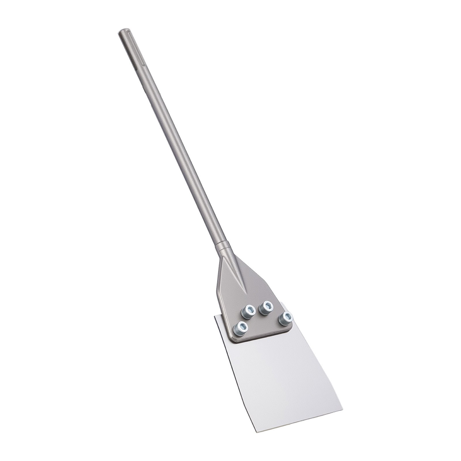 VEVOR Dłuto szpachelkowe 60x15 cm, dłuto płaskie z uchwytem SDS Max, kompatybilne z młotami udarowo-obrotowymi, ze stali stopowej 40Cr poddanej obróbce cieplnej, do usuwania podłóg laminowanych, płytek i zaprawy