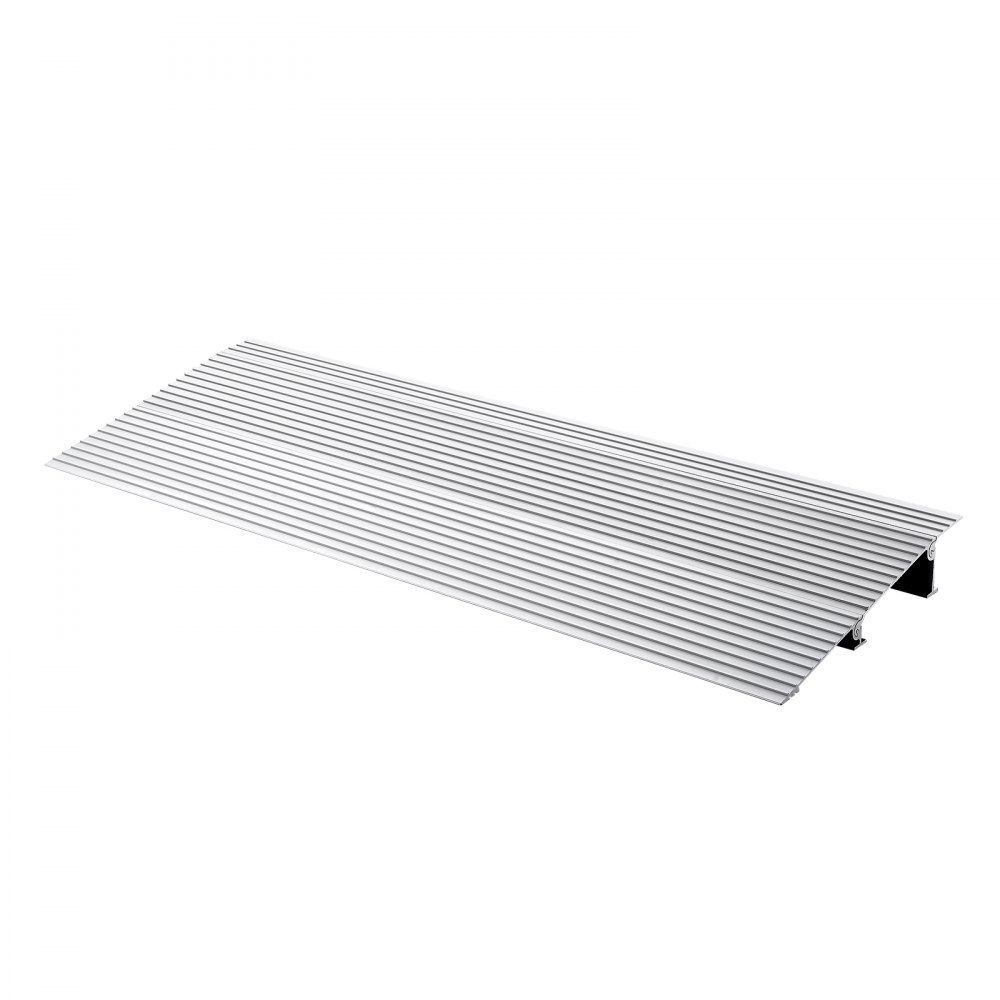 Rampa progowa VEVOR 30,9 x 86,4 x 5,1 cm Rampa dla wózków inwalidzkich o nośności 362,8 kg Rampa krawężnikowa ze stopu aluminium Modułowa konstrukcja Rampa progowa Rampa aluminiowa antypoślizgowa