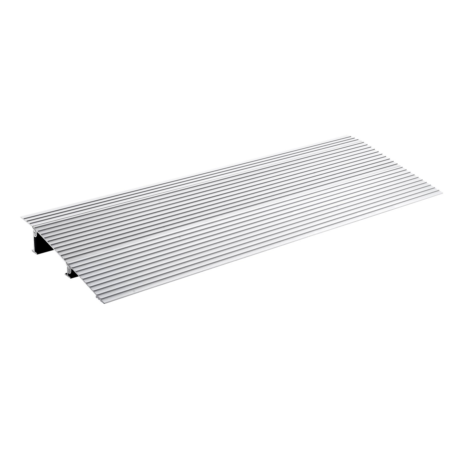 Rampa progowa VEVOR 30,9 x 86,4 x 5,1 cm Rampa dla wózków inwalidzkich o nośności 362,8 kg Rampa krawężnikowa ze stopu aluminium Modułowa konstrukcja Rampa progowa Rampa aluminiowa antypoślizgowa