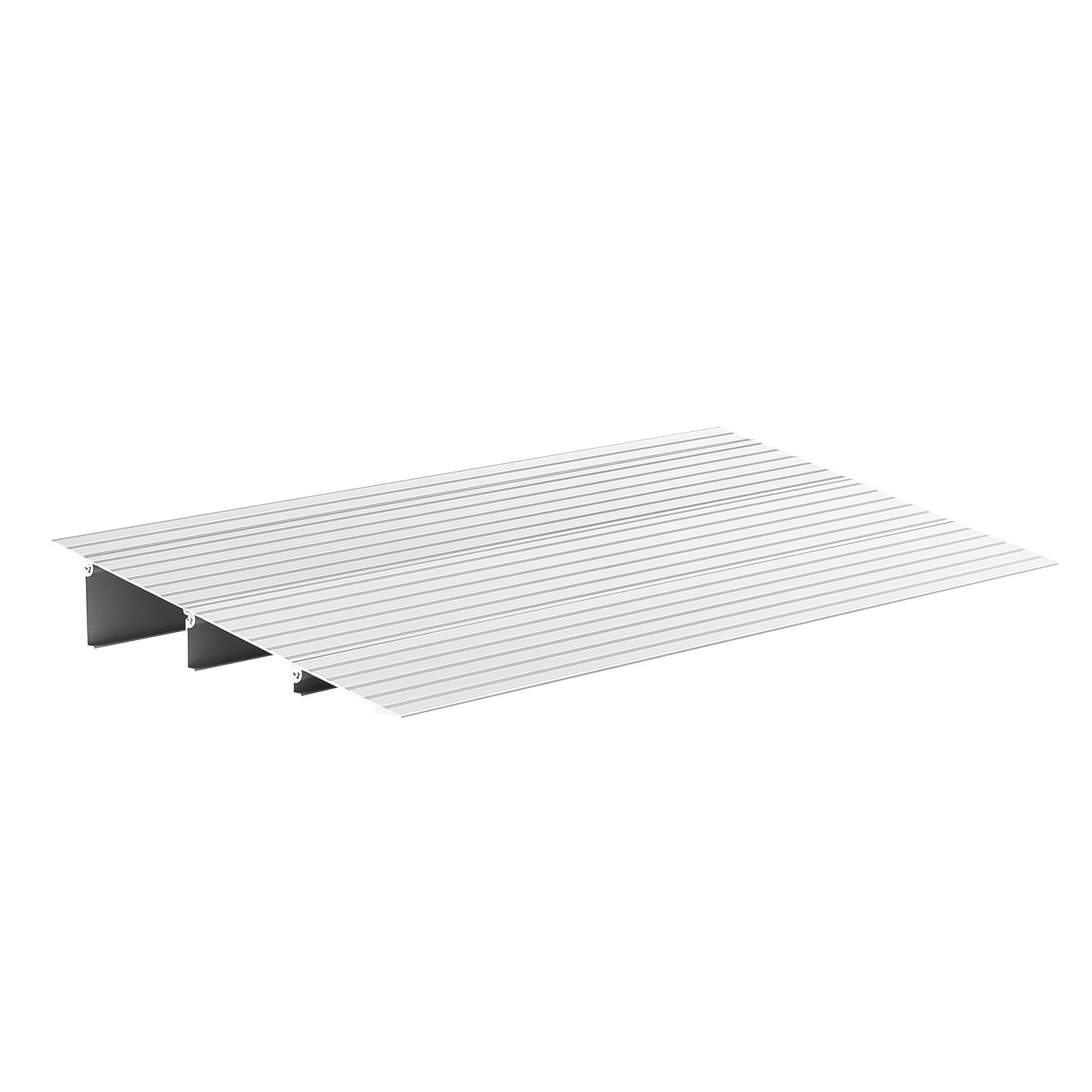 VEVOR Door Threshold Ramp, 87 mm Rise, Aluminum Alloy Threshold Ramp Rated 363 kg Load Capacity, Handicap Ramps for Home Steps for Wheelchair, Scooters, Power Chairs, Walkers, Bicycle, Tricycle