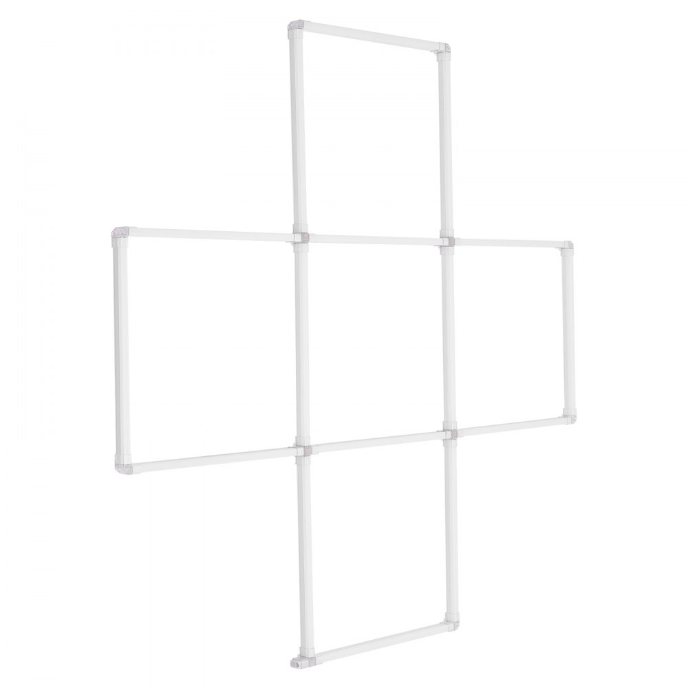 Lampa garażowa LED VEVOR, 5-kwadratowa, chłodna, biała lampa sufitowa do warsztatu, 22000 lm, 6500 K, superjasne oświetlenie do garażu DIY, piwnicy, magazynu, salonu samochodowego i kosmetycznego