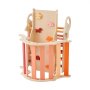 VEVOR Pikler Triangle Set, 9-in-1 Toddler Climbing Toys Indoor, with 2 Wooden Cars, Cushion, Triangle, Arch, and Ramp, 68 kg Load, Foldable Montessori Climbing Set for Toddlers and Kids, Orange