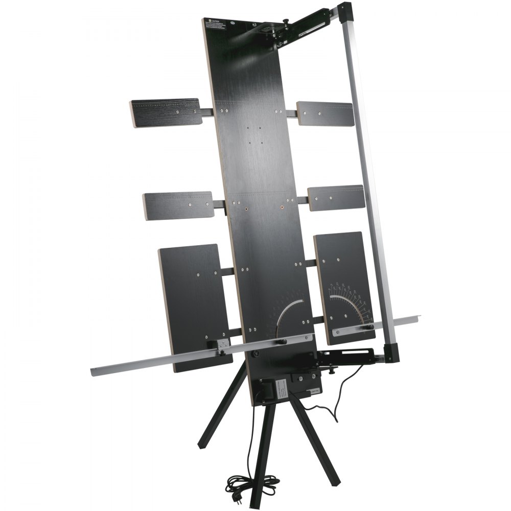 VEVOR Maszyna do Cięcia Styropianu 42cm Max Grubość Cięcia Nóż do Pianki 127cm Max Długość Obcinarka do Gorącego Drutu do Cięcia Pianki 0-90° Obcinak do Styropianu Sześć Drutów Grzewczych ze Stojakiem