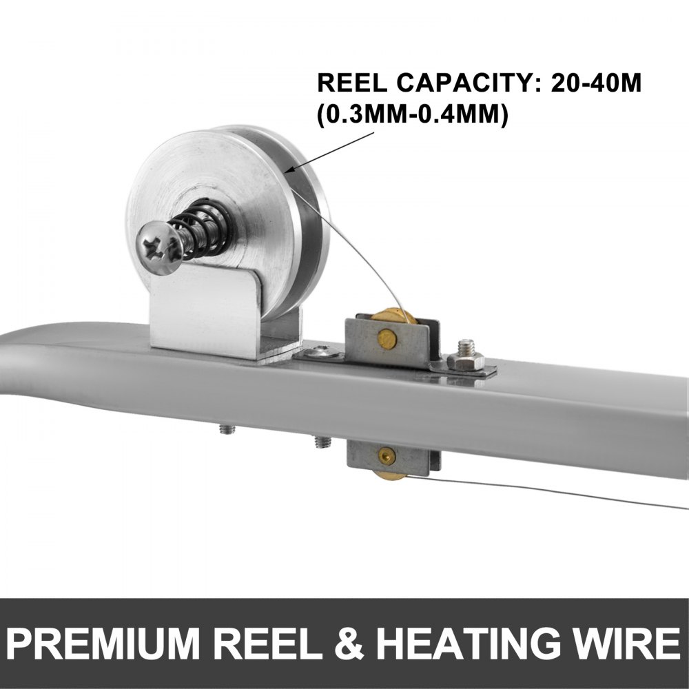 Maszyna do cięcia styropianu VEVOR 20CM, przecinarka do pianki z gorącym drutem, regulacja temperatury, maszyna do cięcia pianki, stół warsztatowy, stół roboczy