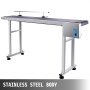 Przenośnik elektryczny z taśmą PCV o mocy 60 W ze stali nierdzewnej 59''x 7,8'' Hot