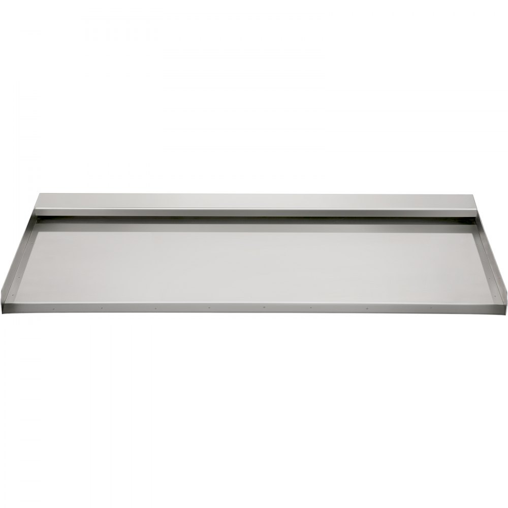 VEVOR Fontanna Wodospadu Ze Stali Nierdzewnej 60 X 33 X 8 cm, Prostokątna Fontanna Ogrodowa Z Wodospadem Zawiera Złącze, Wąż, Zacisk I Taśmę PTFE, Ostrze Wodospadu