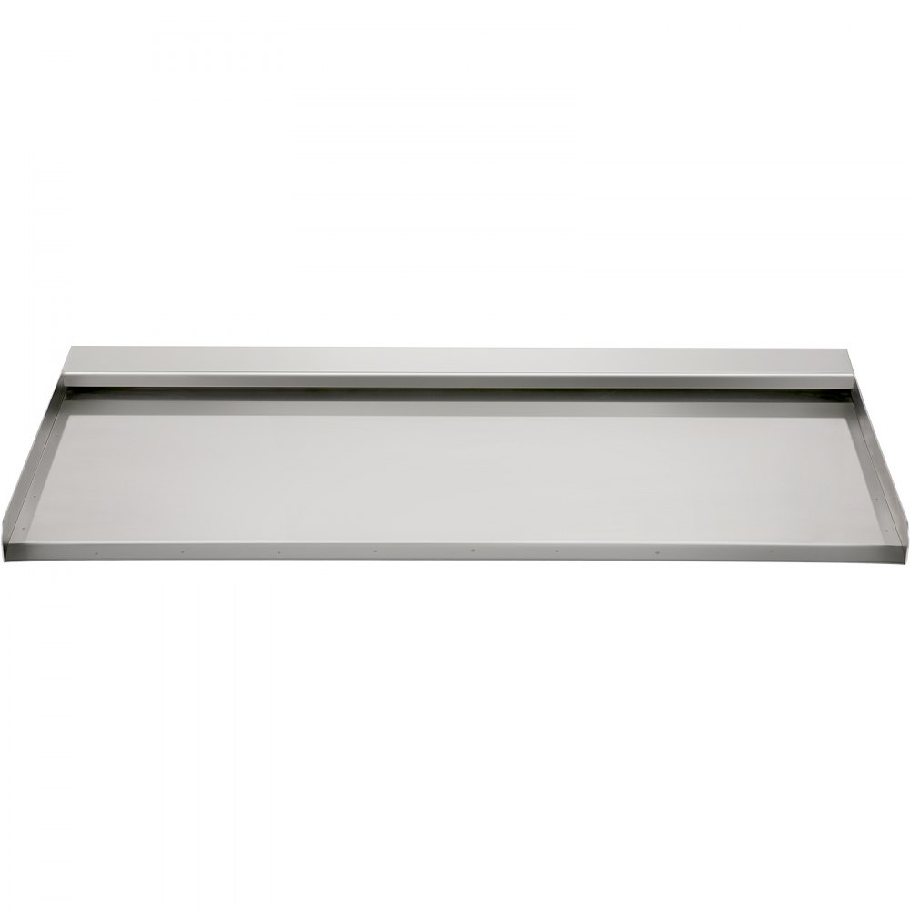 VEVOR Fontanna Wodospadu Ze Stali Nierdzewnej 60 X 33 X 8 cm, Prostokątna Fontanna Ogrodowa Z Wodospadem Zawiera Złącze, Wąż, Zacisk I Taśmę PTFE, Ostrze Wodospadu