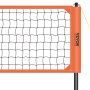 VEVOR Volleyball Net, Height-Adjustable Volleyball Net Set, 9.7 x 2.4 m, Portable Beach Volleyball Net, Orange Volleyball Net, Foldable Volleyball Net with Volleyball & Carrying Bag, for Garden, Beach