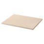 VEVOR Pizza Stone, 38 x 30 cm Rectangular Cordierite Pizza Stone, Extra Large Baking-Stone with Scraper, 15 mm Thick Heat-Resistant Cordierite, for Kitchen Oven, Baking Bread & Pizzas, BBQ Grilling