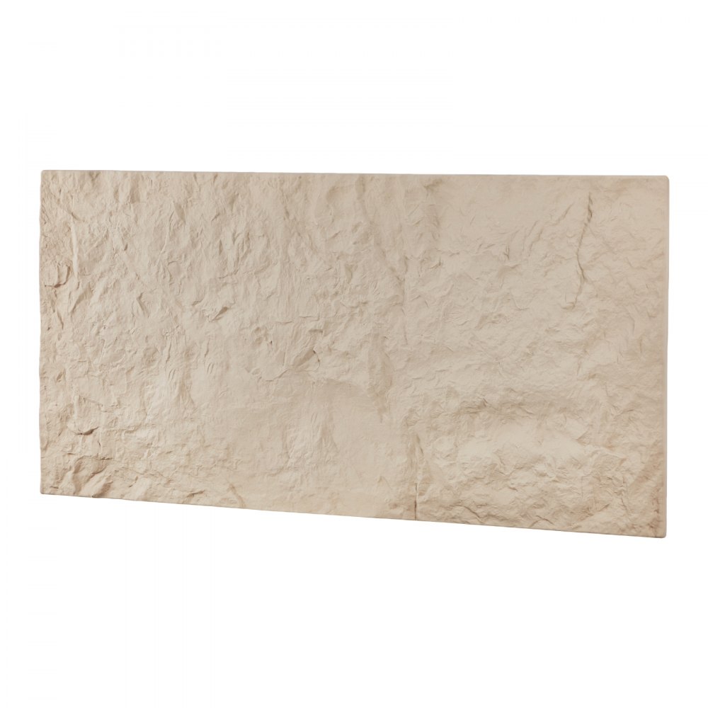 Panele ścienne VEVOR 3D, zestaw 4 szt., 120 x 60 cm, PU, ​​imitacja kamienia, dekoracja ścienna, powierzchnia 2,97 m², dekoracja wnętrz, sufit, sypialnia, salon i pokój zabaw, kolor żółty kamienny