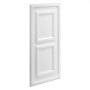VEVOR 605x1215mm PVC Ceiling Tiles 12-Pack White 3D Textured Accent Panels, Smooth PVC Sheet for Drop Grid, Impact-Resistant, Paintable Surface, Easy Cut, Modern Decorative Style for Home, Office Area