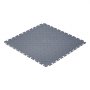VEVOR Garage Floor Tiles Interlocking, 16 Pack 513 x 513 x 5 mm Interlocking Modular Garage Flooring Tiles, Diamond Plate Slip-Resistant PVC Mats for Workshop,Warehouse,Tool Room, Graphite Gray