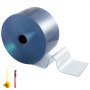Kurtyna paskowa PVC VEVOR kolor przezroczysty 200mm x 2mm x 500m kurtyna zewnętrzna