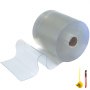 Kurtyna paskowa z PVC Przezroczysty jeden kolor Supermarkety 300 mm szerokości x 3 mm grubości x 25 m długości
