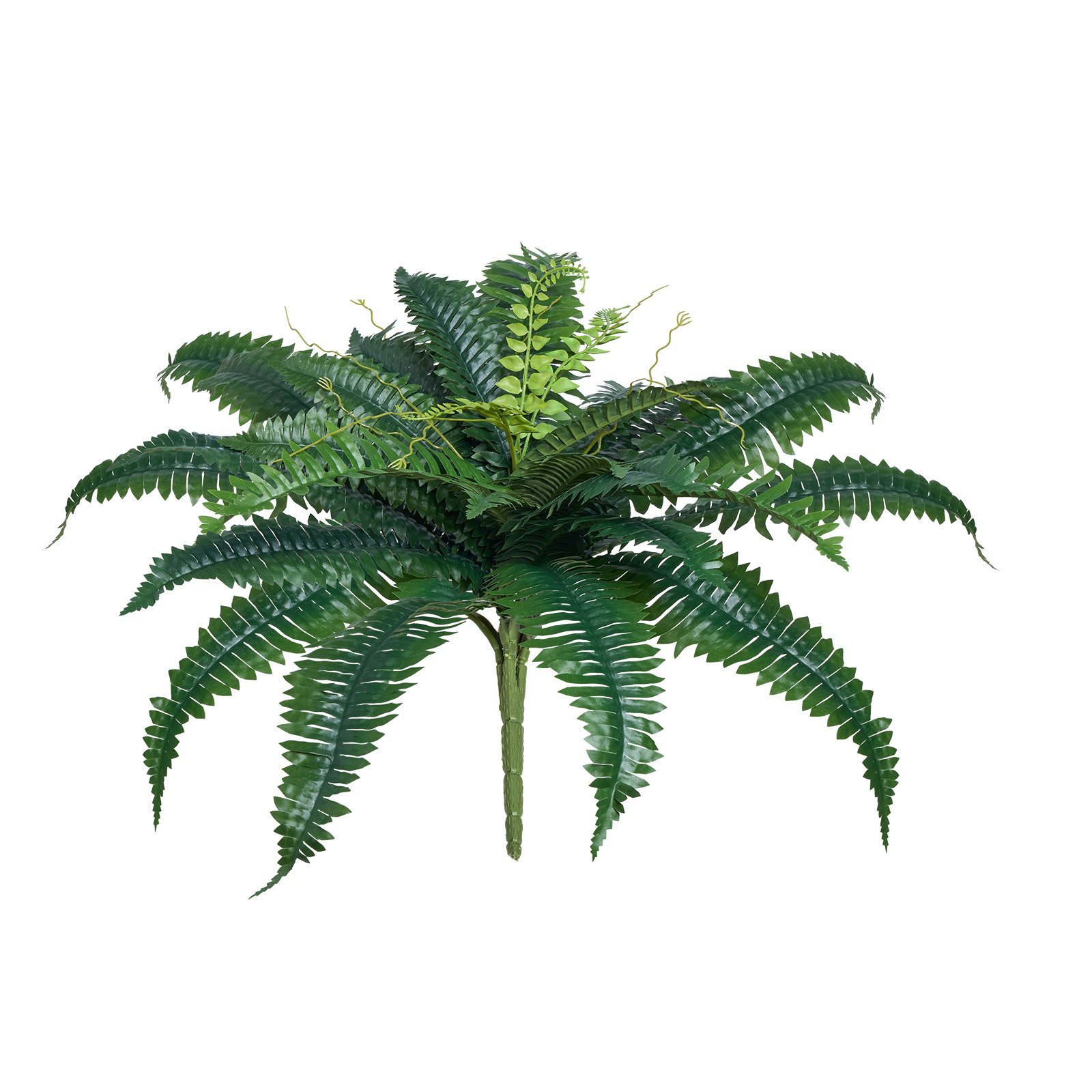 VEVOR Artificial Ferns, 2 pcs., Diameter 80-86 cm, Artificial Boston Fern, Wall Decoration with 30 Branches, Artificial Fern for Home & Office (Flower pot not included)