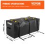 Składany bagażnik dachowy VEVOR na dach samochodowy 0,57 m³ wodoodporny transport bagażu