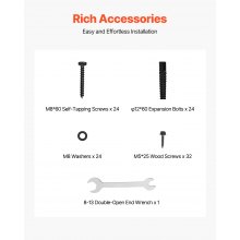 VEVOR 4x wsporniki słupków o wymiarach wewnętrznych 92x92mm pasujące do słupków 88,9x88,9mm