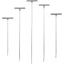 VEVOR Rod Dent Removal Kit, 21-Piece Paintless Dent Repair Rods, Stainless Steel Dent Rods, Whale Tail Dent Repair Tools, Professional Hail Dent Removal Tool