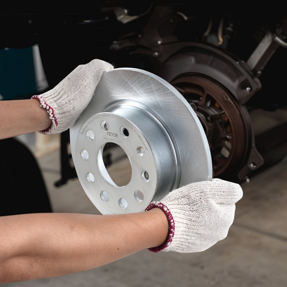 Zestaw hamulców tylnych VEVOR kompatybilny z Audi A3 (8P), VW Golf 5 6, Seat LEON, SKODA OCTAVIA, ALTEA, tarcze hamulcowe, ceramiczne klocki hamulcowe, zestaw zamienny, tarcze kół tylnych 253 mm
