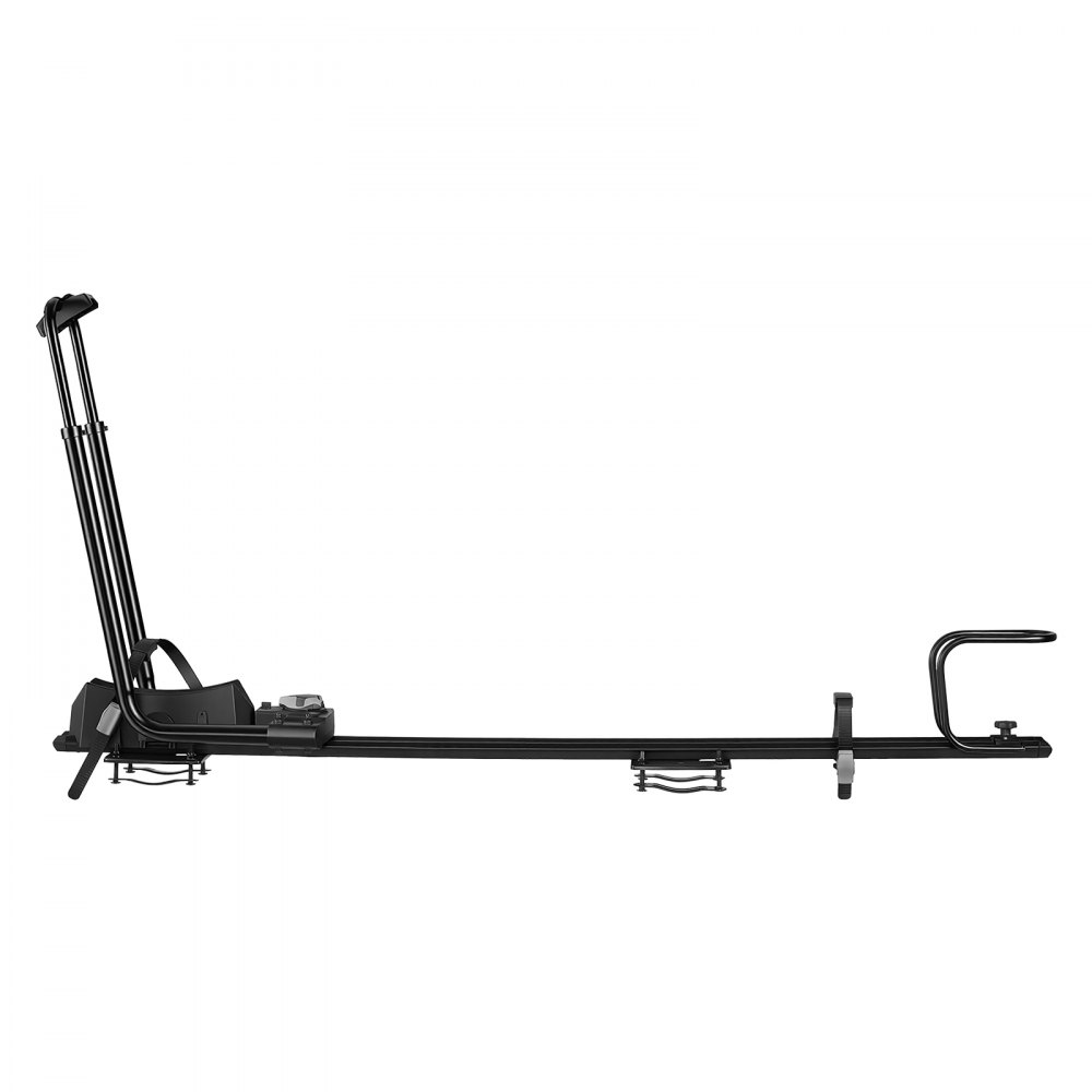 Uchwyt rowerowy VEVOR Upright na dach, na 1 rower, składany, nośność 20 kg, stop aluminium, stal Q235, z ramą – montaż bezkontaktowy, kompatybilny rozmiar bagażnika dachowego: do 100 x 35 mm