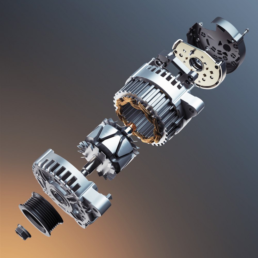 Alternator samochodowy VEVOR 11185 do modeli Chevrolet Impala LS, LT 3.5L 2006-2011, Impala LTZ 3.9L 2009-2010, Monte Carlo V6 2006-2007, alternator zamienny do samochodów 0124425102, 0124425032, 10335497