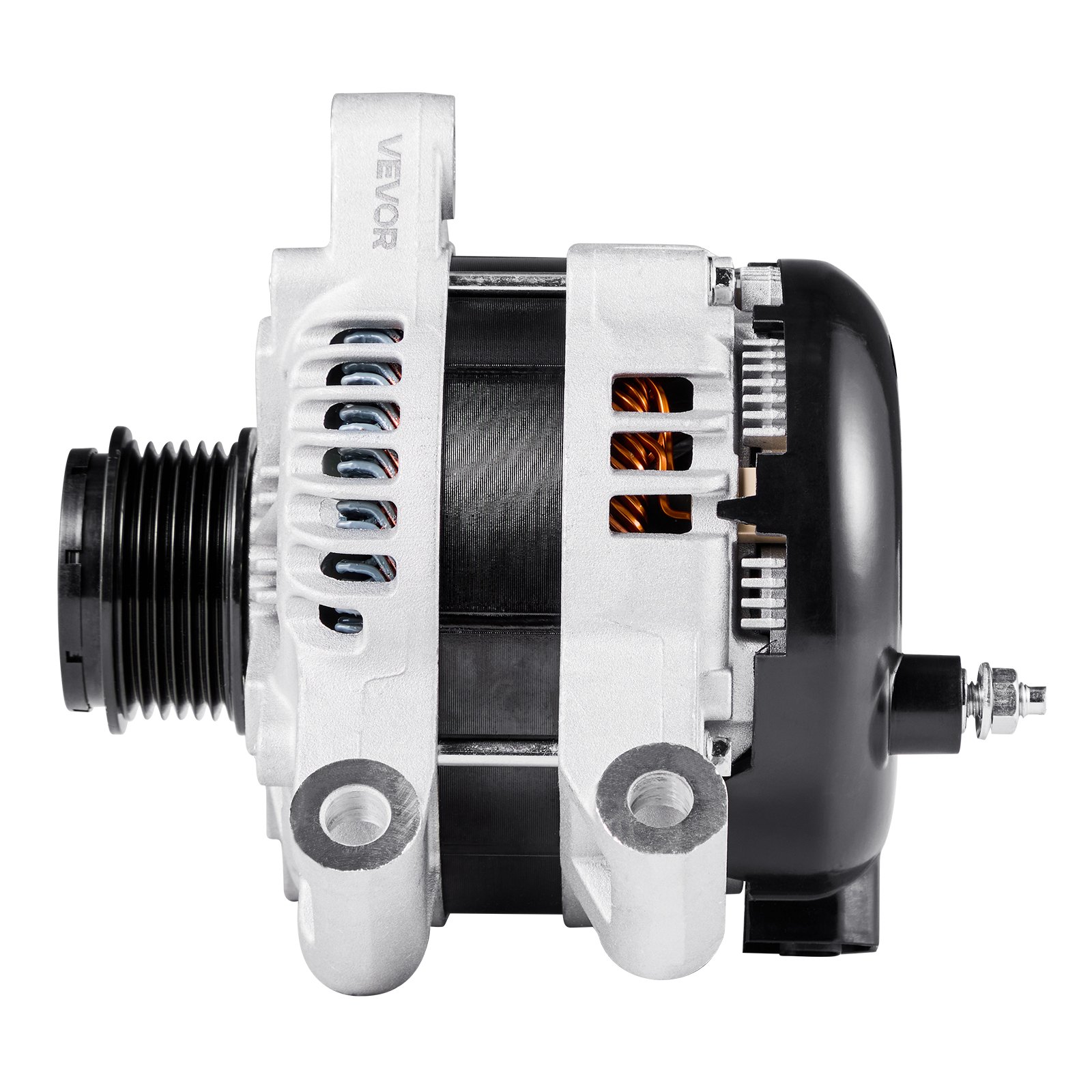 Alternator samochodowy VEVOR 11252, do modeli Buick Enclave Base 3.6L 2012-2013, Chevy Traverse LT 2009-2016, GMC Acadia SLT 2007-2015, Saturn Outlook V6 2007-2010, alternator zamienny do samochodów 25815839