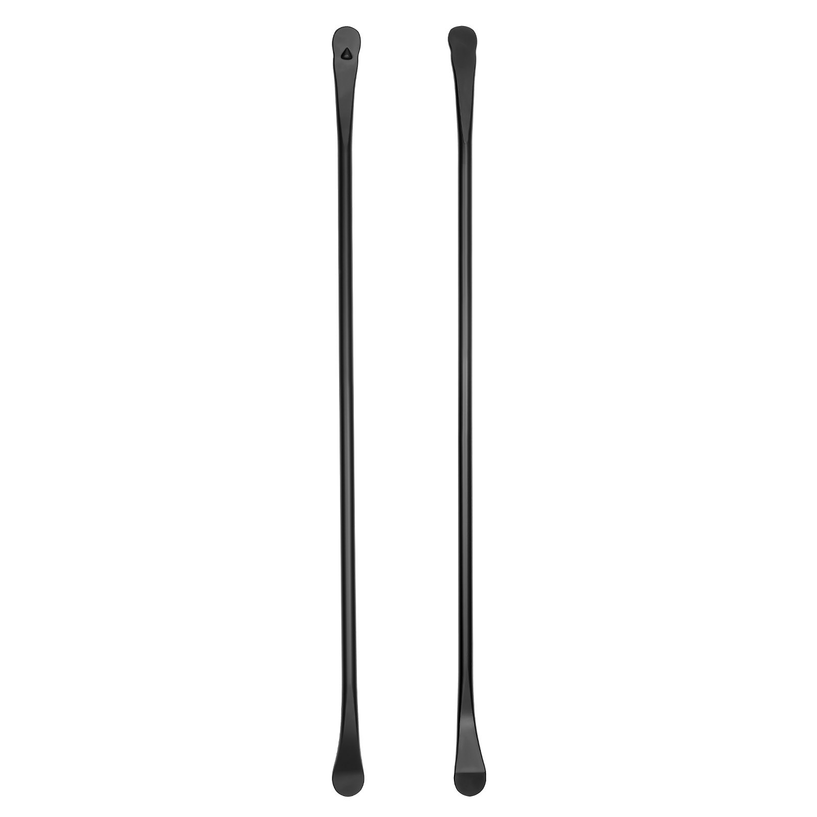 VEVOR Narzędzie do montażu opon Ręczna montażownica do opon 2 szt. Metalowa łyżka do opon 97 cm Łyżka do montażu i demontażu opon do mobilnych napraw samochodów uniwersalnych typów pojazdów na zewnątrz, czarna