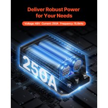 VEVOR Golf Cart Controller 48V 250A Regulator prędkości dla EZGO TXT 1206HB-5201