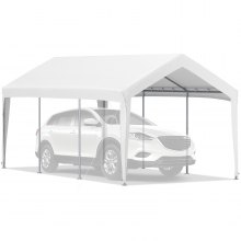 VEVOR 3x6m namiot garażowy namiot do przechowywania wiata namiot pastwiskowy pawilon garaż samochodowy tkanina PE