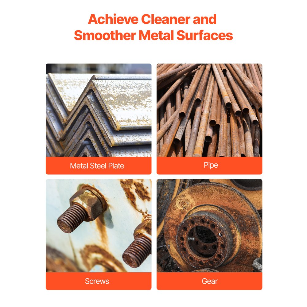 VEVOR Pneumatyczny skaler igłowy, 3400 uderzeń na minutę, prosta konstrukcja do usuwania rdzy i farby – z 19 utwardzonymi igłami i 3-stopniową regulacją, narzędzie do usuwania rdzy dla mechaników samochodowych, hobbystów i entuzjastów majsterkowania