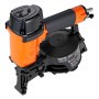 VEVOR Professional Roofing Nailer CN45N, 19mm to 45mm 15 Degree Air Roofing Nail Gun, 4–5 Nails/S Ultra-Fast Nailing, 4.8-7.5 Bar Pneumatic Coil Nailer for Asphalt Shingles, Roof Sheathing
