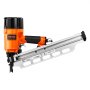 VEVOR Pneumatic Nailer, 50 to 90 mm, 21 Degree Round Head, Pneumatic Nail Gun with Two Trigger Modes & Depth Adjustment, 80-120 PSI Pro Pneumatic Nailer for Frames, Flooring & Decking