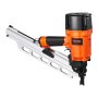 VEVOR Pneumatic Nailer, 50 to 90 mm, 21 Degree Round Head, Pneumatic Nail Gun with Two Trigger Modes & Depth Adjustment, 80-120 PSI Pro Pneumatic Nailer for Frames, Flooring & Decking