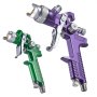 Zestaw natryskowy VEVOR 3-częściowy, pistolet natryskowy, pistolet natryskowy z 3 dyszami (1/1,4/1,8 mm), 3 kubkami i regulatorem powietrza, grawitacyjny pistolet natryskowy do lakieru samochodowego do podkładu, warstwy nawierzchniowej i poprawek