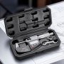VEVOR Micrometer Set, Digital Outside Micrometer 0-25.4 mm Measuring Range, 0.001 mm Resolution, Ultra-Precision Accuracy, LCD Screen, in/mm Switch, Carbide Tip, with Protective Case