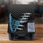 VEVOR 6 PCS Micrometer Set, 0-1/1-2/2-3/3-4/4-5/5-6/in Machinist Outside Micrometer, Precision Accuracy, Professional Machinist Tools with Protective Case, for Metalworking Engineering