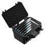VEVOR 6 PCS Micrometer Set, 0-1/1-2/2-3/3-4/4-5/5-6/in Machinist Outside Micrometer, Precision Accuracy, Professional Machinist Tools with Protective Case, for Metalworking Engineering