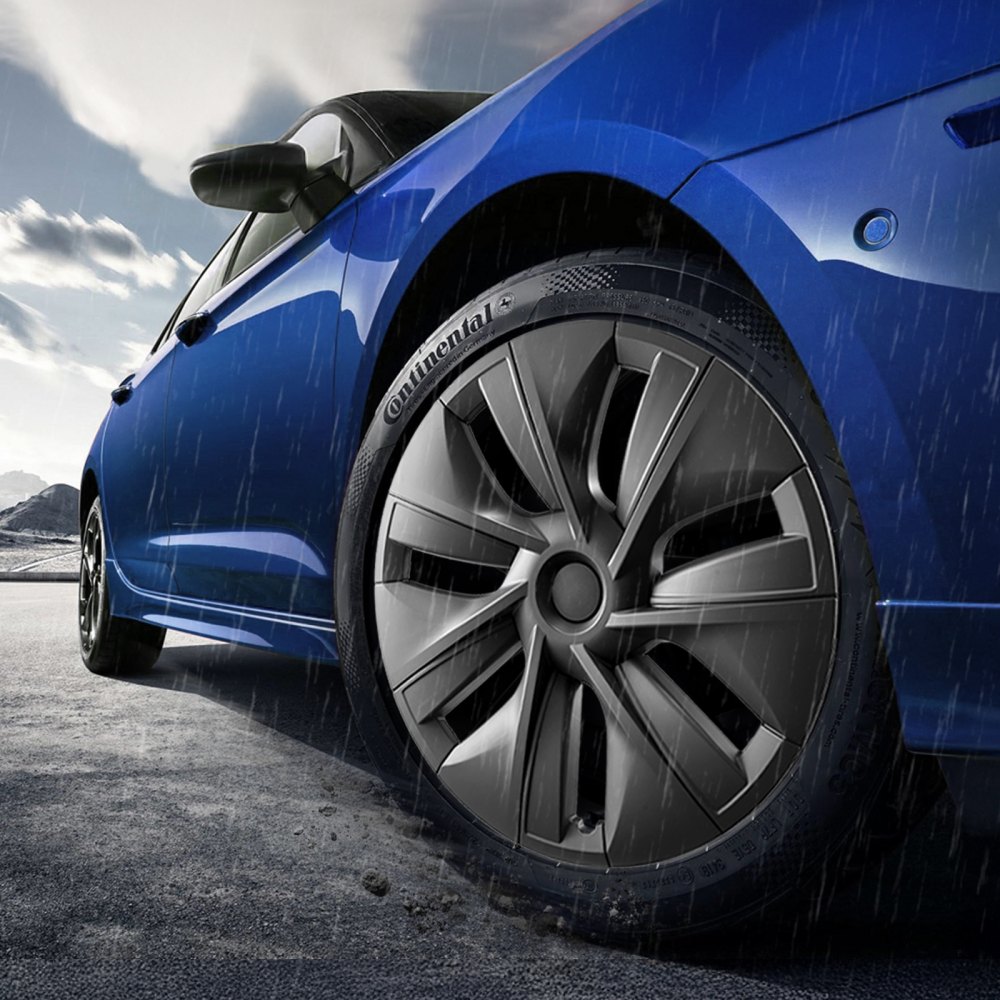 Kołpaki VEVOR, kołpaki do felg, model Y 2020-2023 do kół 19-calowych, kołpak z zatrzaskiem, taśmą ochronną i otworem na dyszę zaworu, kołpak ABS i PC o wysokiej sztywności i odporności na warunki atmosferyczne