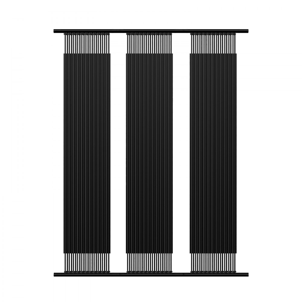 VEVOR Solar Collector Pool Heater, 1235x3100mm HDPE Solar Pool Panel (Set of 4), with complete accessories, solar pool panel, increases water temperature, for above-ground and in-ground pools