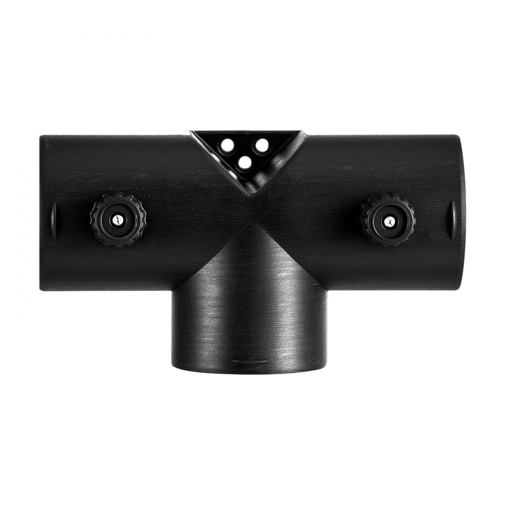 Złącze nagrzewnicy VEVOR (59 mm) Akcesoria do podłączenia przewodów nagrzewnicy, trójdrożne złącza odpowietrzające w kształcie litery T z 2 zaworami obrotowymi o 90°, złączki do nagrzewnic 2 kW